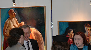 Guests at Colours of a Woman exhibit in Ottawa